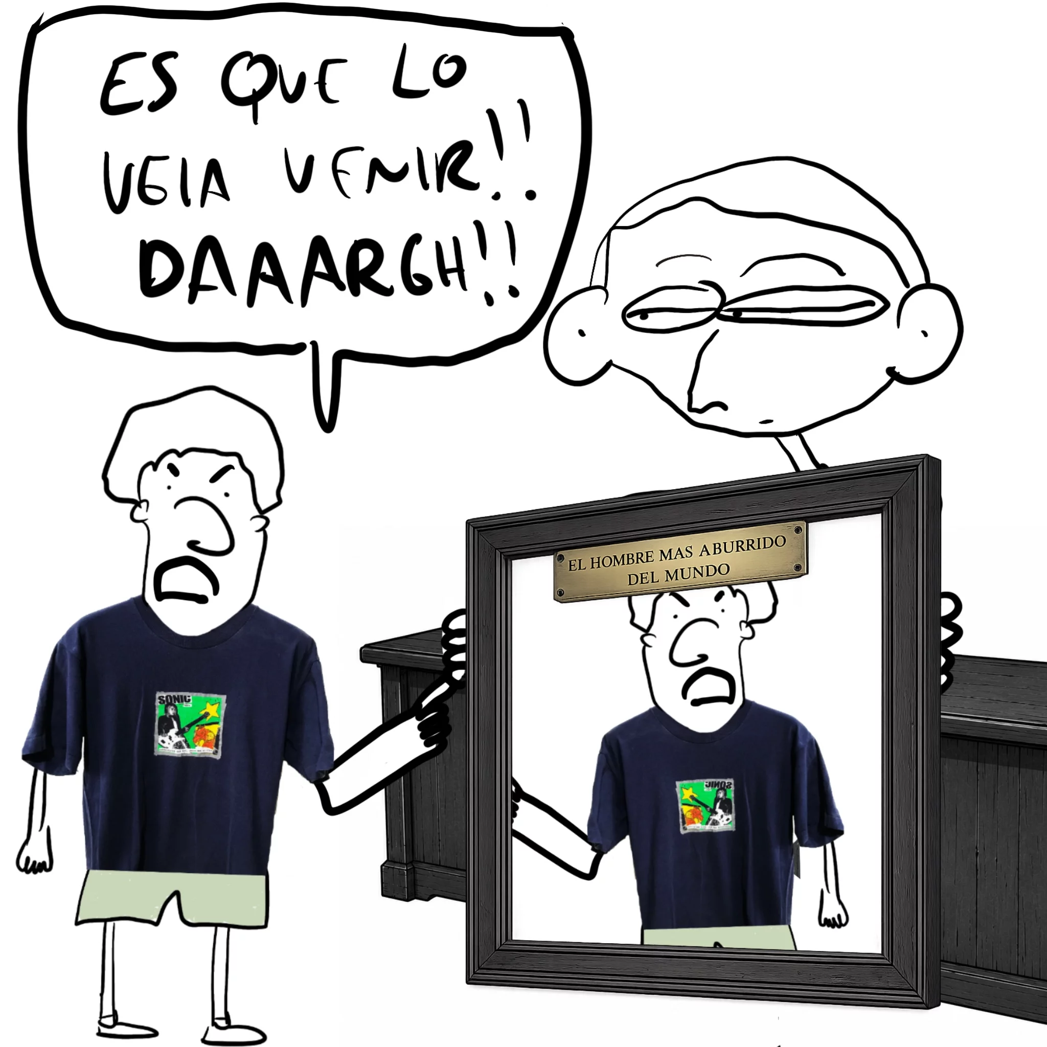 el hombre mas aburrido del mundo